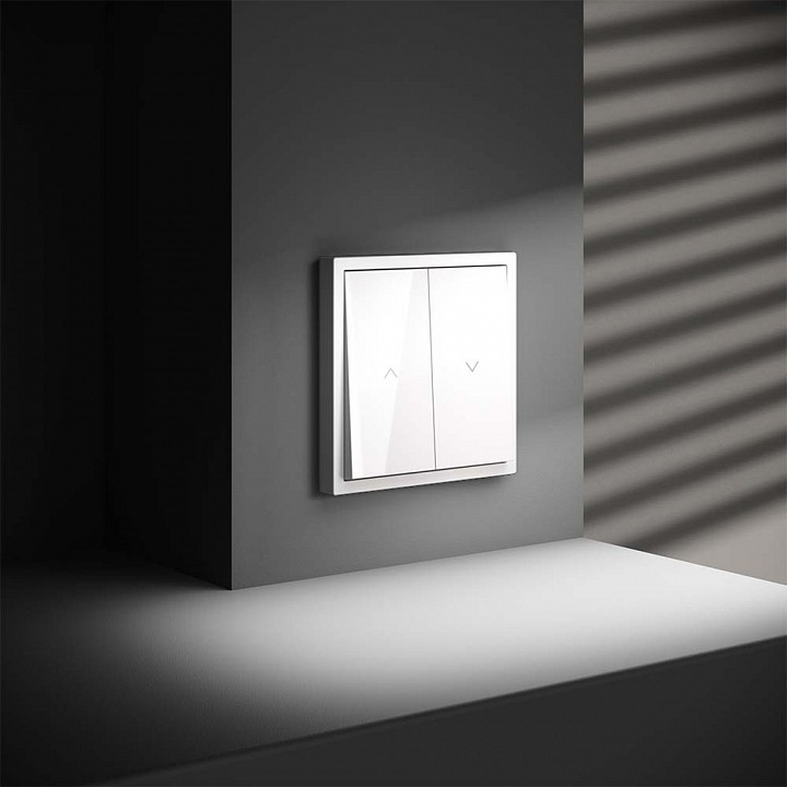 Выключатель для жалюзи без рамки voltum s70 vls020701