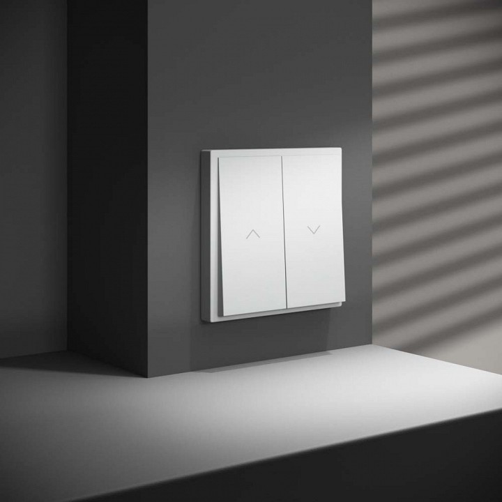 Выключатель для жалюзи без рамки voltum s70 vls020702