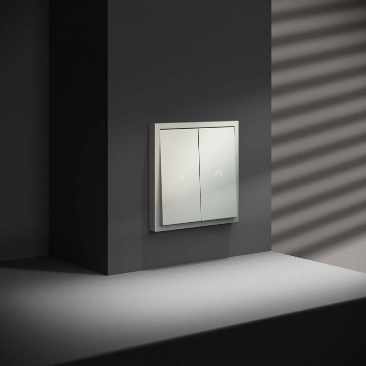 Выключатель для жалюзи без рамки voltum s70 vls020705