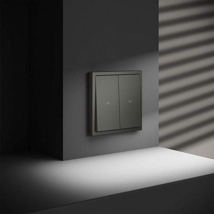 Выключатель для жалюзи без рамки voltum s70 vls020706