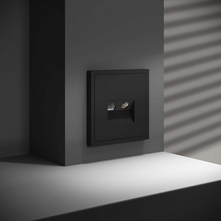 Тв-розетка и розетка ethernet rj-45 без рамки voltum s70 vls060708