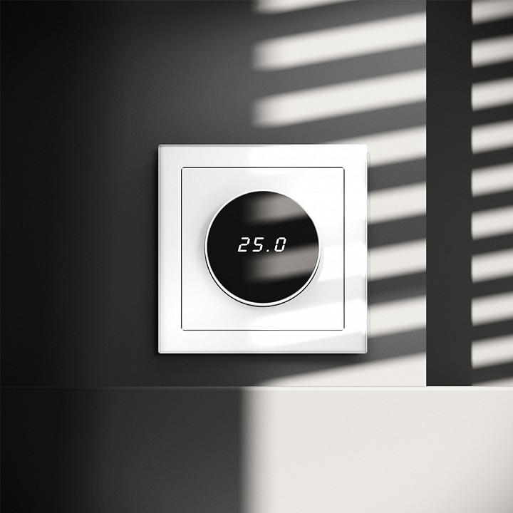 Терморегулятор электромеханический для теплого пола без рамки voltum s70 vls070102