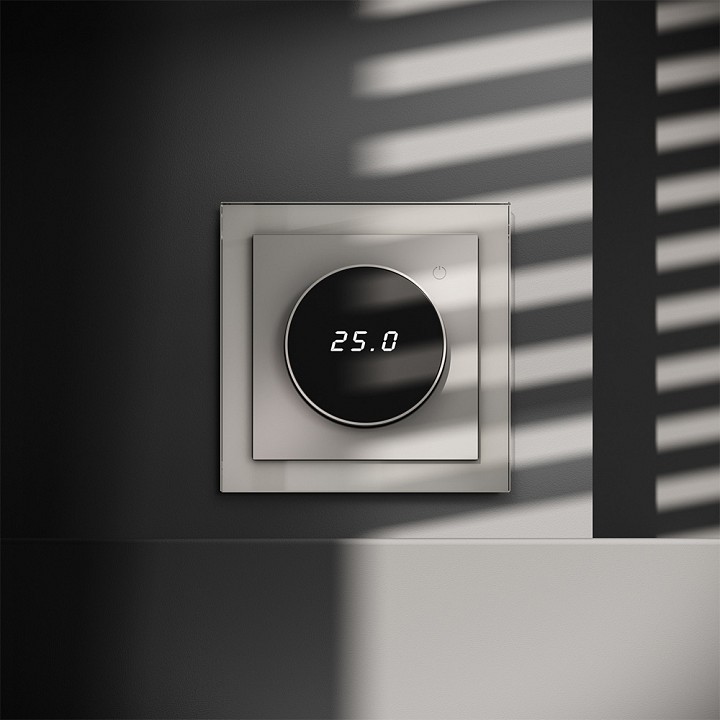 Терморегулятор электромеханический для теплого пола без рамки voltum s70 vls070103