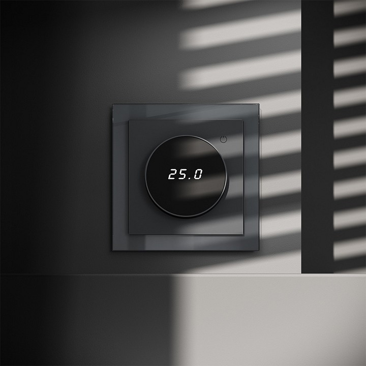 Терморегулятор электромеханический для теплого пола без рамки voltum s70 vls070107