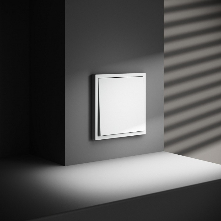 Розетка для вывод кабеля без рамки voltum s70 vls080202