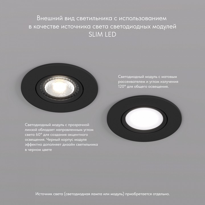 Встраиваемый светильник denkirs dk3020 dk3020-bk