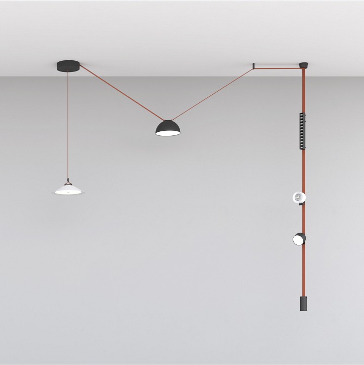 Накладной светильник denkirs belty spot dk5540-wh+bk