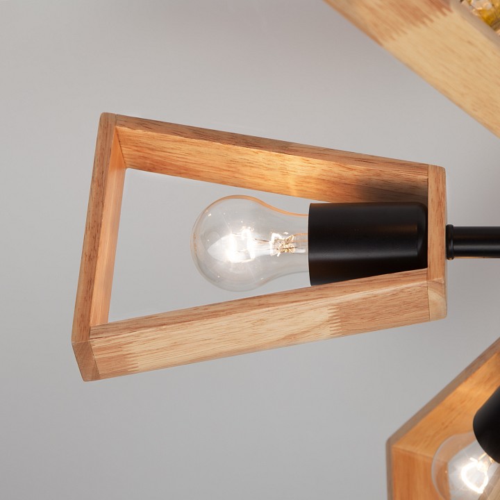 Потолочная люстра eurosvet klark 70056/6 черный