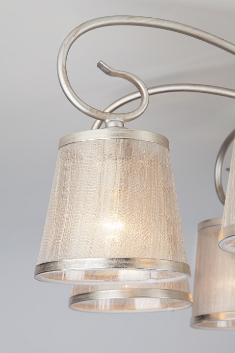 Потолочная люстра eurosvet liona 60065/8 серебро