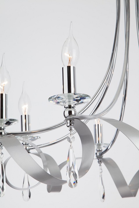 Подвесная люстра eurosvet adelia 60064/8 хром
