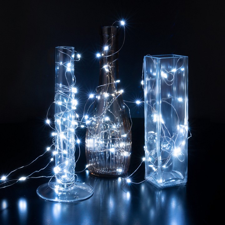 Занавес световой eurosvet роса 200-004 белый