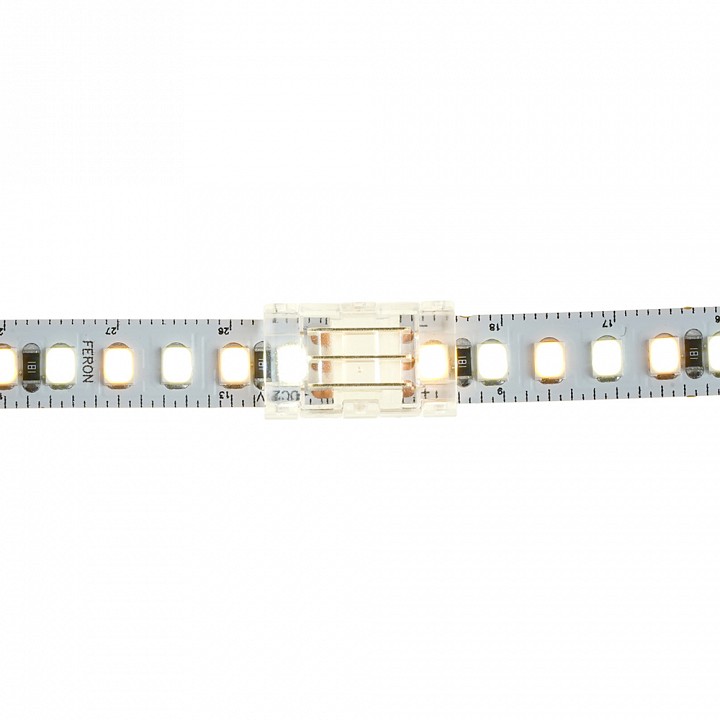 Соединитель лент прямой жесткий feron  52000