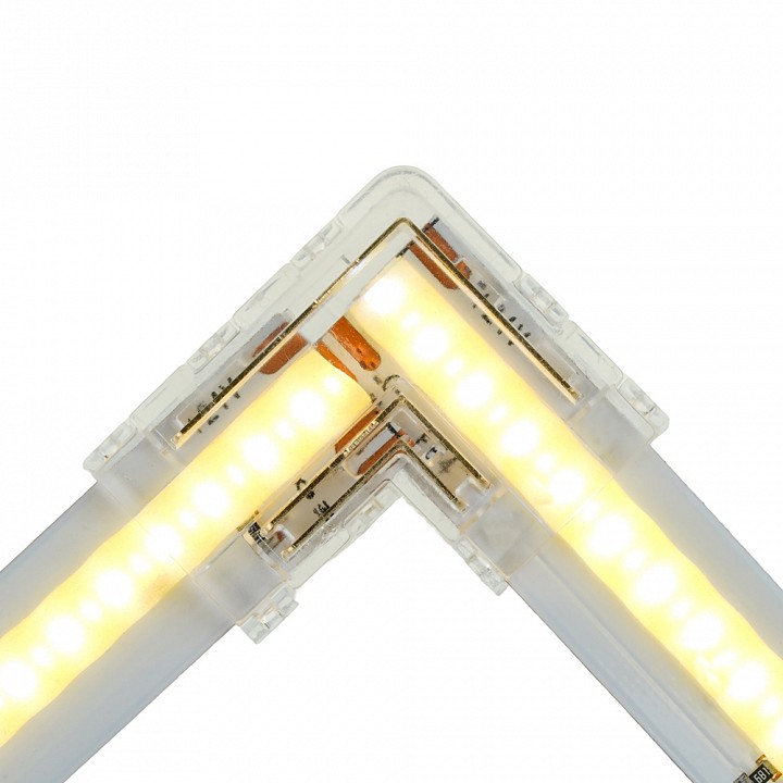 Соединитель лент угловой жесткий feron  52005