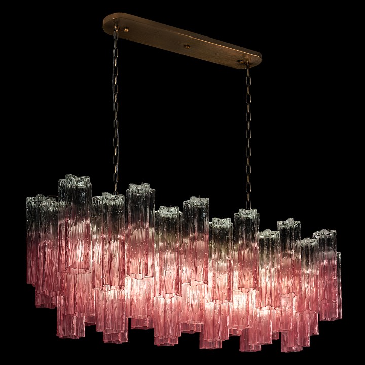 Подвесная люстра loft it murano 10580/1000r clear pink