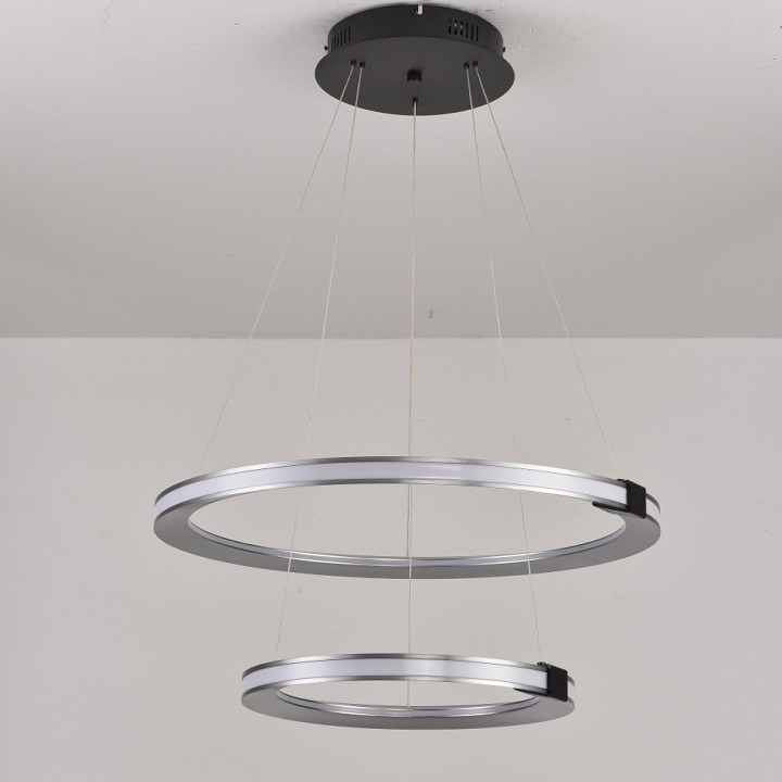 Подвесной светильник iledex vision 9225-6+4sd gr+bk