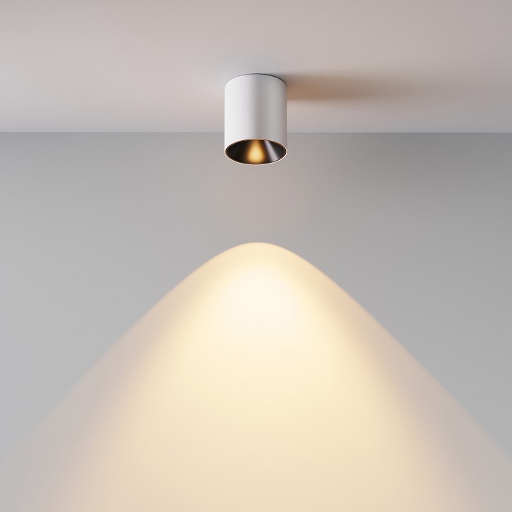 Накладной светильник maytoni technical alfa led c064cl-5w2.7k-rd-wb