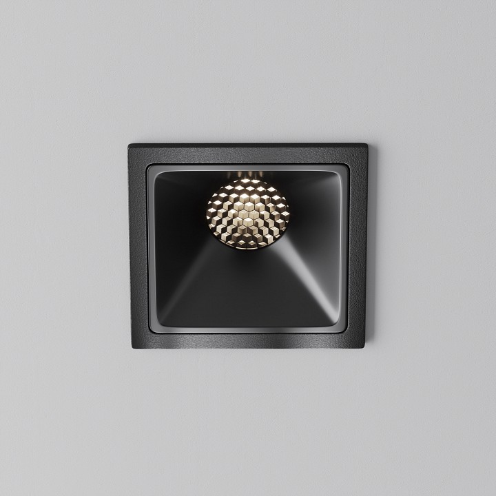 Встраиваемый светильник maytoni technical alfa led dl043-01-10w4k-sq-b-1