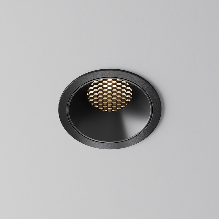 Встраиваемый светильник maytoni technical alfa led dl043-01-15w3k-rd-b-1