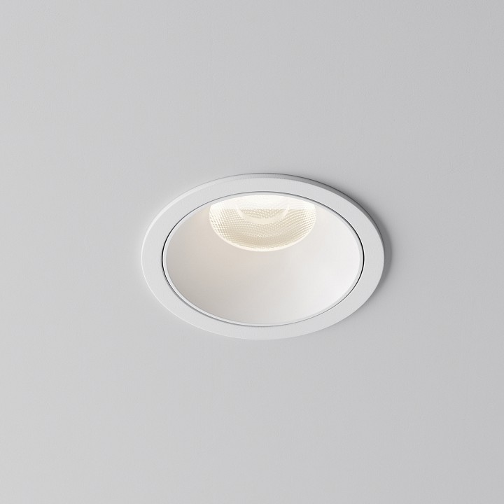 Встраиваемый светильник maytoni technical alfa led dl043-01-15w4k-rd-w-1