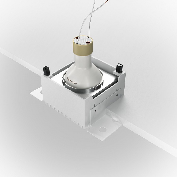 Встраиваемый светильник maytoni technical share dl051-01-gu10-sq-ws