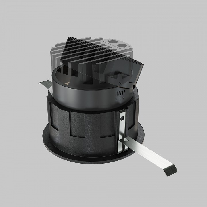 Встраиваемый светильник maytoni technical wise dl057-10w3k-b