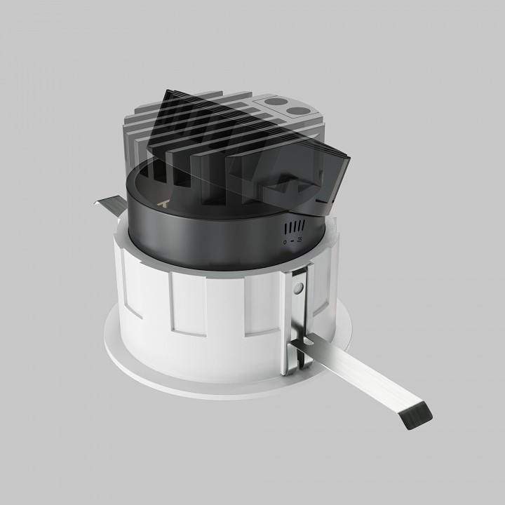 Встраиваемый светильник maytoni technical wise dl057-10w3k-w