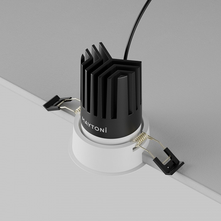 Встраиваемый светильник maytoni technical dip dl117-15w-2.7k-w