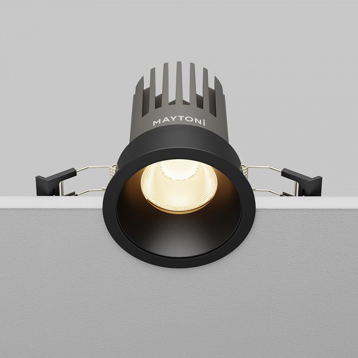 Встраиваемый светильник maytoni technical  dl117-15w-3k-b