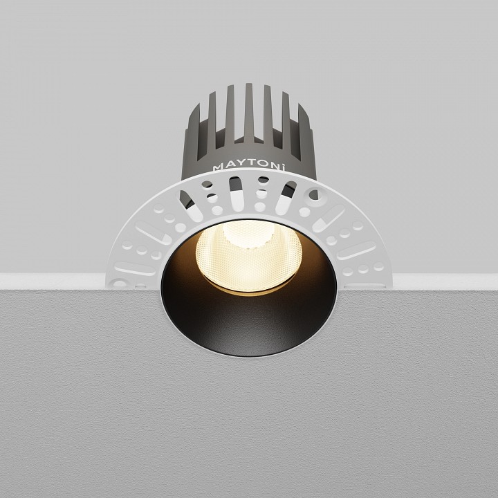 Встраиваемый светильник maytoni technical dl121-15w-3k-trs-b