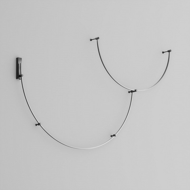 Трек накладной maytoni technical busbar trunkings flarity trx154-2sr-d1800-b