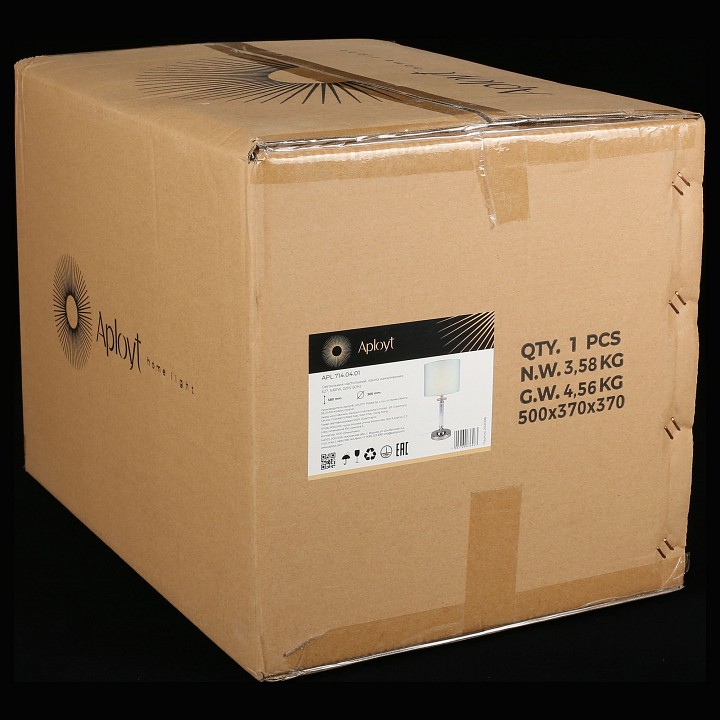 Настольная лампа декоративная aployt nikolet apl.714.04.01