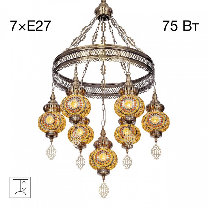 Подвесная люстра citilux каир cl419165