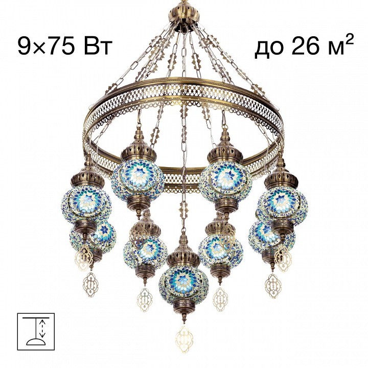 Подвесная люстра citilux каир cl419186