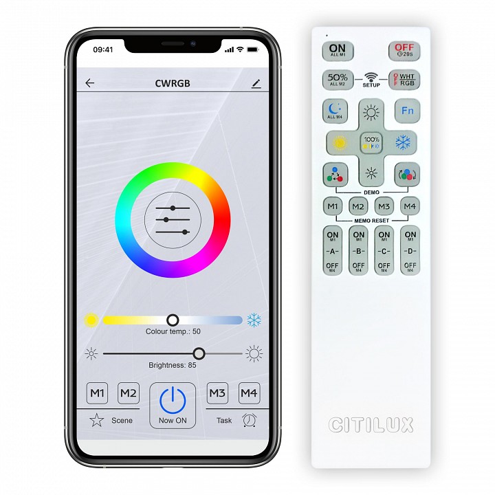 Накладной светильник citilux стратус смарт cl732a520g