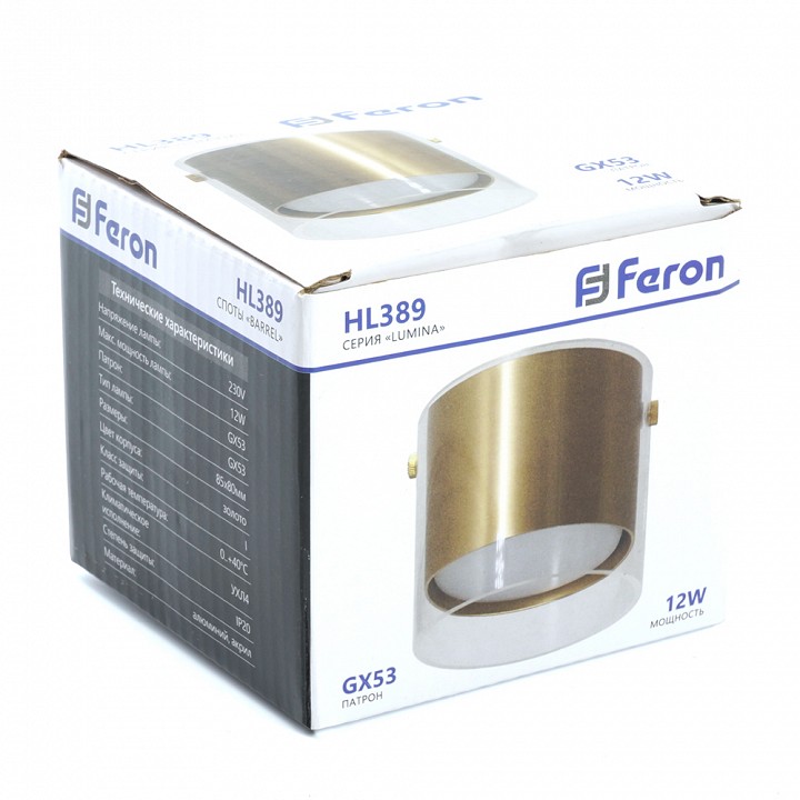 Накладной светильник feron hl389 48796