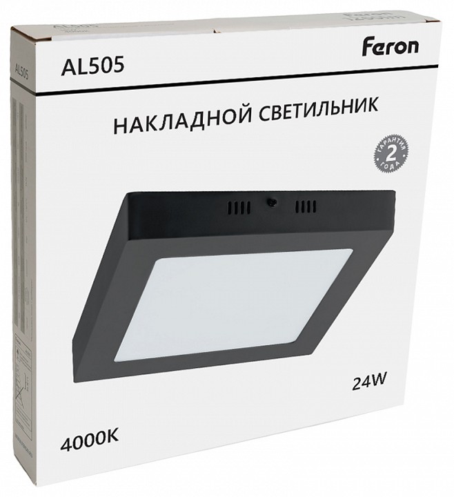 Накладной светильник feron al505 51076