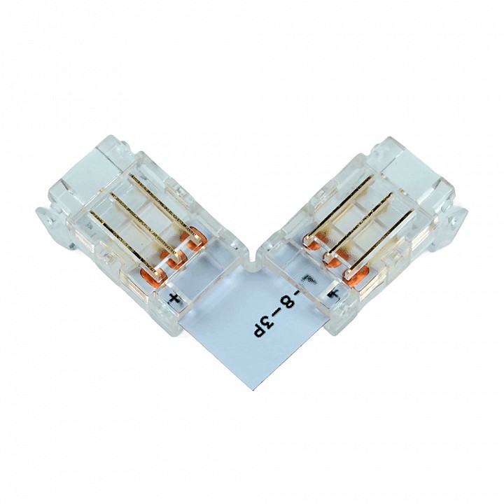 Соединитель лент угловой жесткий feron  52003