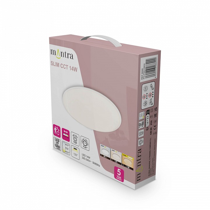 Накладной светильник mantra slim 8692