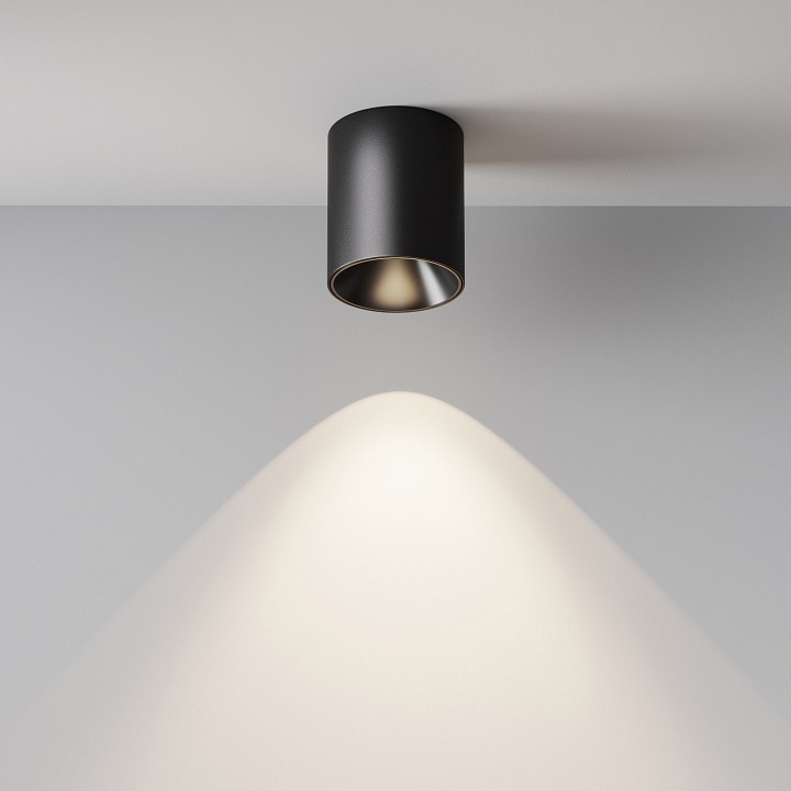 Накладной светильник maytoni technical alfa led c064cl-12w4k-rd-b