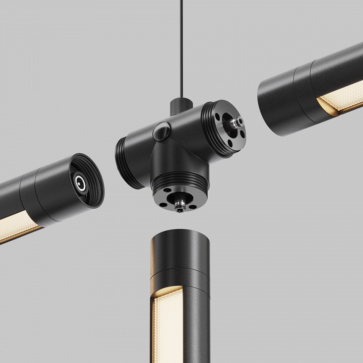 Соединитель t-образный для треков maytoni technical  ca015tc-b