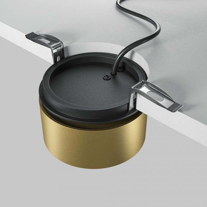 Встраиваемый светильник maytoni technical onda dl024-12w-dtw-bmg