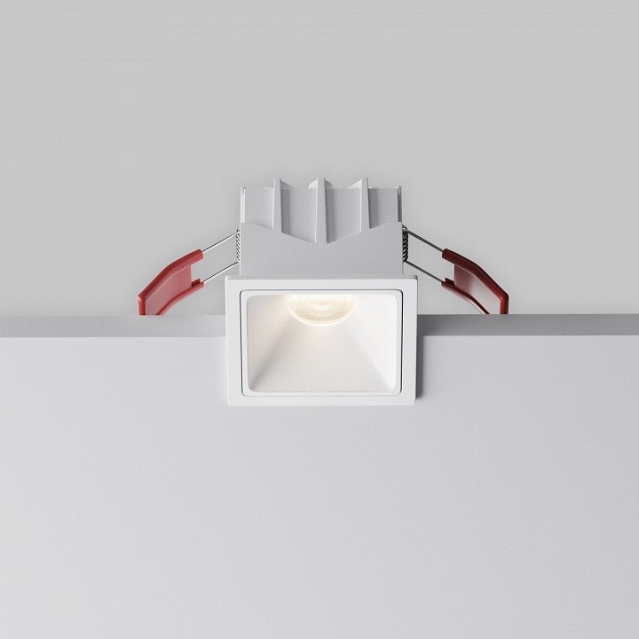 Встраиваемый светильник maytoni technical alfa led dl043-01-10w4k-sq-w-1