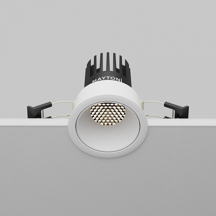 Встраиваемый светильник maytoni technical dip dl115-10w-4k-w