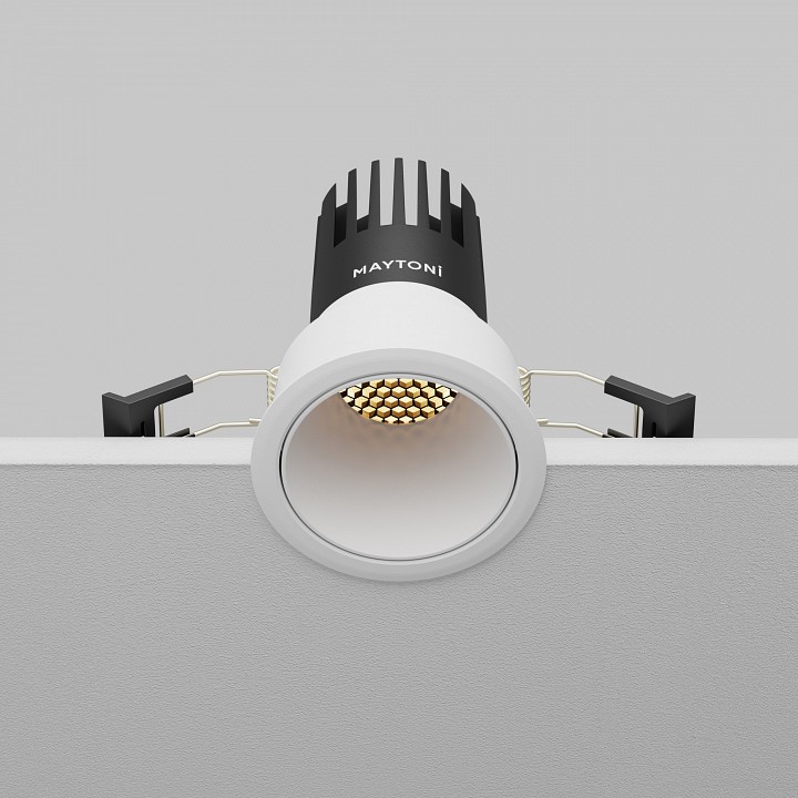 Встраиваемый светильник maytoni technical dip dl116-10w-2.7k-w