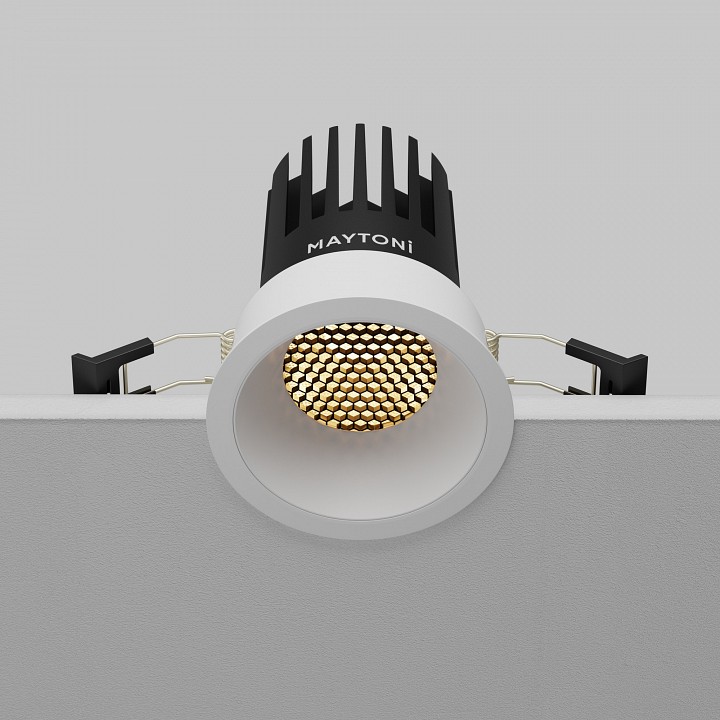 Встраиваемый светильник maytoni technical dip dl117-15w-2.7k-w