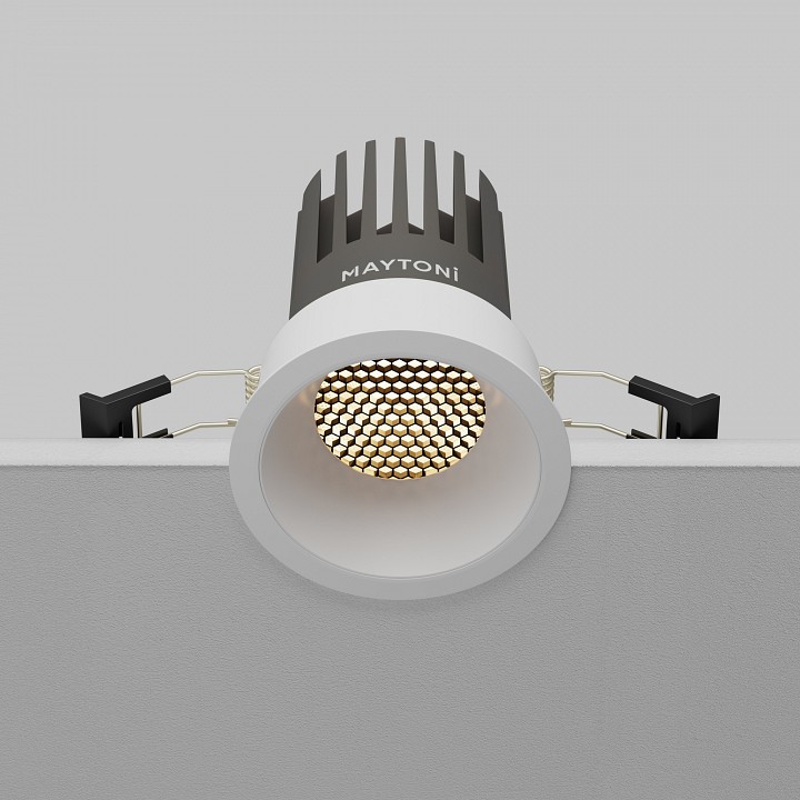 Встраиваемый светильник maytoni technical  dl117-15w-3k-w