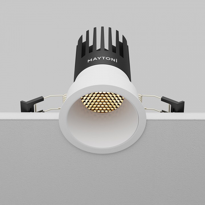 Встраиваемый светильник maytoni technical dip dl118-15w-2.7k-w