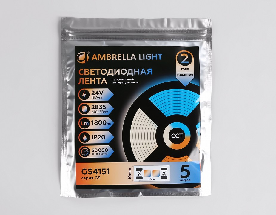 Лента светодиодная ambrella light gs gs4151