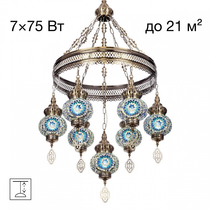 Подвесная люстра citilux каир cl419166