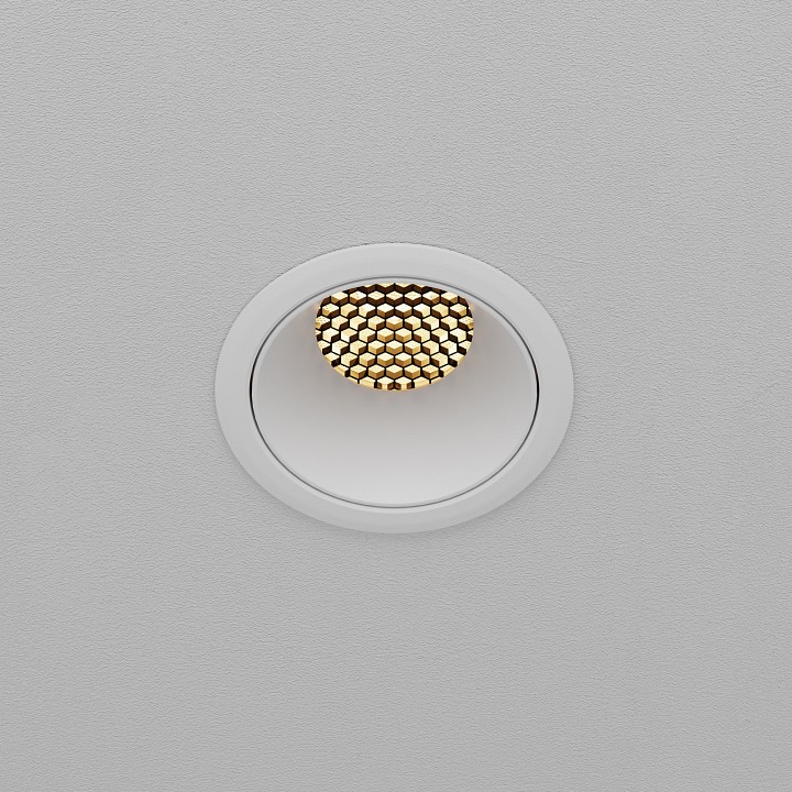 Встраиваемый светильник maytoni technical dip dl115-10w-2.7k-w